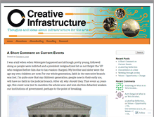 Tablet Screenshot of creativeinfrastructure.org
